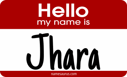 Hello my name is Jhara png download