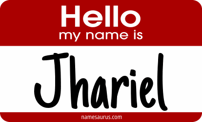 Hello my name is Jhariel png download