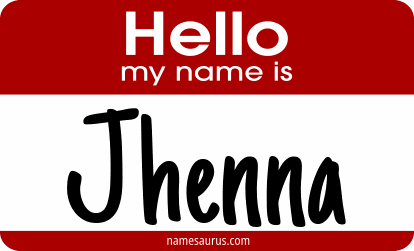 Hello my name is Jhenna png download