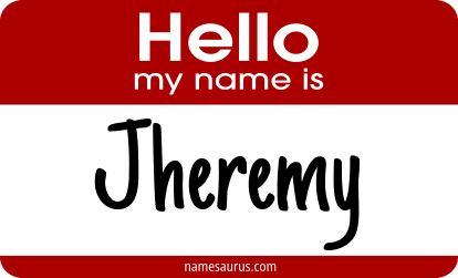 Hello my name is Jheremy png download