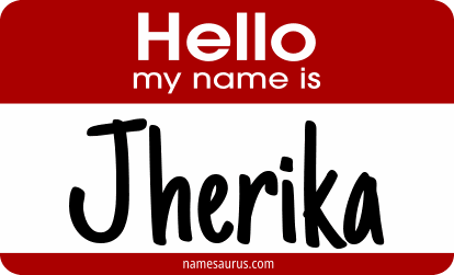 Hello my name is Jherika png download