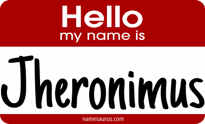 Hello my name is Jheronimus png download