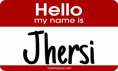 Hello my name is Jhersi png download