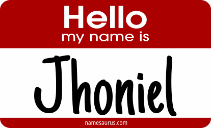 Hello my name is Jhoniel png download