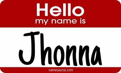 Hello my name is Jhonna png download