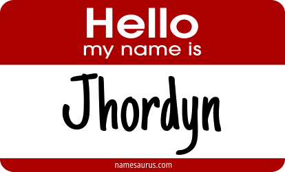 Hello my name is Jhordyn png download