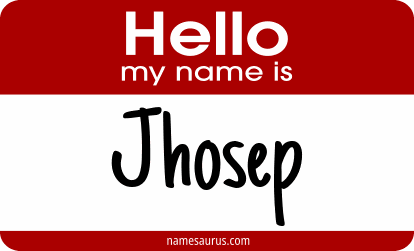 Hello my name is Jhosep png download