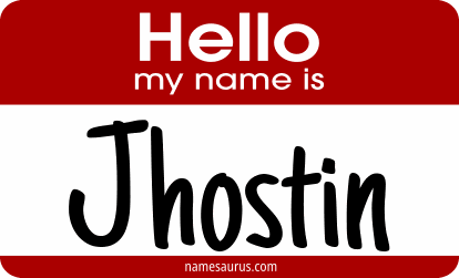 Hello my name is Jhostin png download