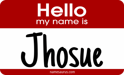 Hello my name is Jhosue png download