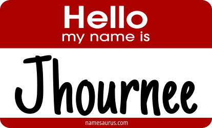Hello my name is Jhournee png download