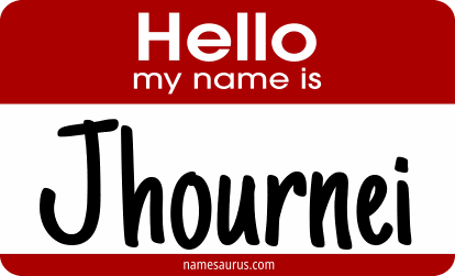 Hello my name is Jhournei png download