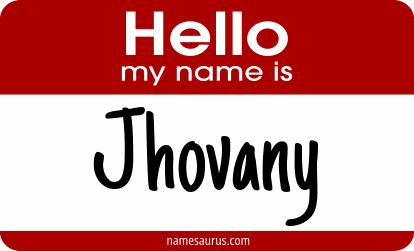 Hello my name is Jhovany png download