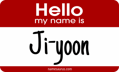 Hello my name is Ji-yoon png download