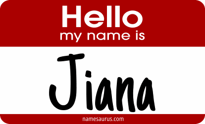 Hello my name is Jiana png download