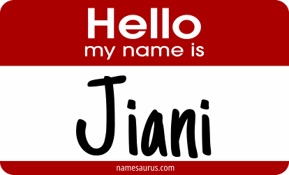Hello my name is Jiani png download