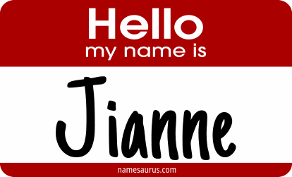 Hello my name is Jianne png download