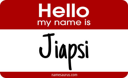 Hello my name is Jiapsi png download