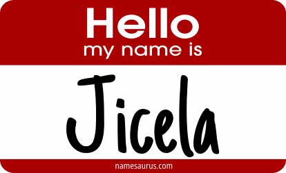 Hello my name is Jicela png download