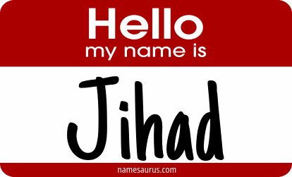 Hello my name is Jihad png download
