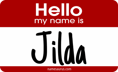 Hello my name is Jilda png download
