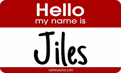 Hello my name is Jiles png download