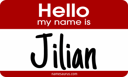 Hello my name is Jilian png download