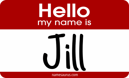 Hello my name is Jill png download