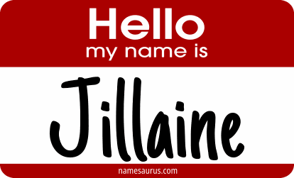 Hello my name is Jillaine png download