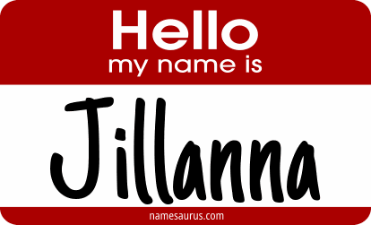 Hello my name is Jillanna png download