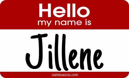 Hello my name is Jillene png download
