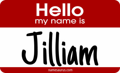 Hello my name is Jilliam png download