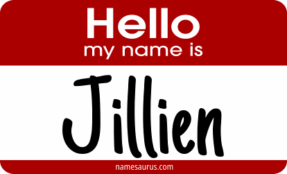 Hello my name is Jillien png download