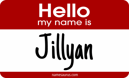 Hello my name is Jillyan png download
