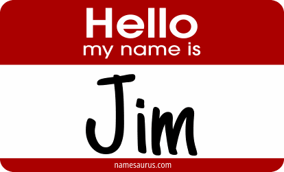 Hello my name is Jim png download
