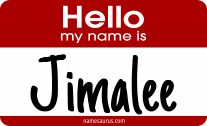 Hello my name is Jimalee png download