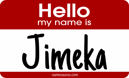 Hello my name is Jimeka png download