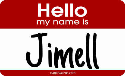 Hello my name is Jimell png download