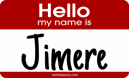 Hello my name is Jimere png download