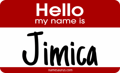 Hello my name is Jimica png download