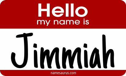 Hello my name is Jimmiah png download
