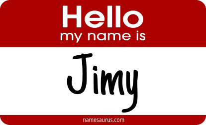 Hello my name is Jimy png download