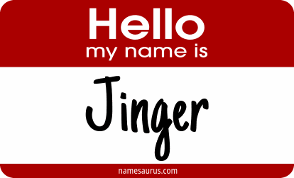 Hello my name is Jinger png download