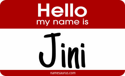 Hello my name is Jini png download
