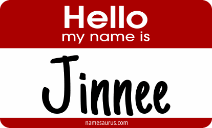 Hello my name is Jinnee png download