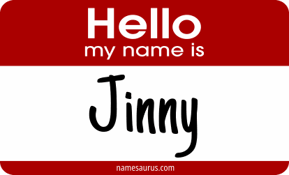 Hello my name is Jinny png download