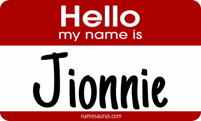 Hello my name is Jionnie png download