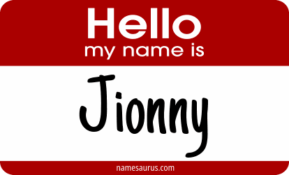 Hello my name is Jionny png download