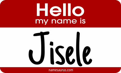 Hello my name is Jisele png download