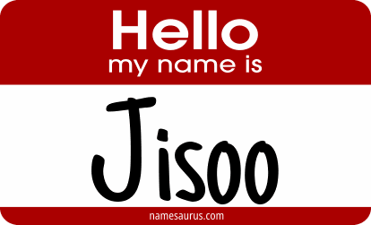 Hello my name is Jisoo png download