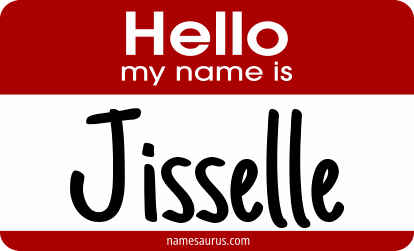 Hello my name is Jisselle png download